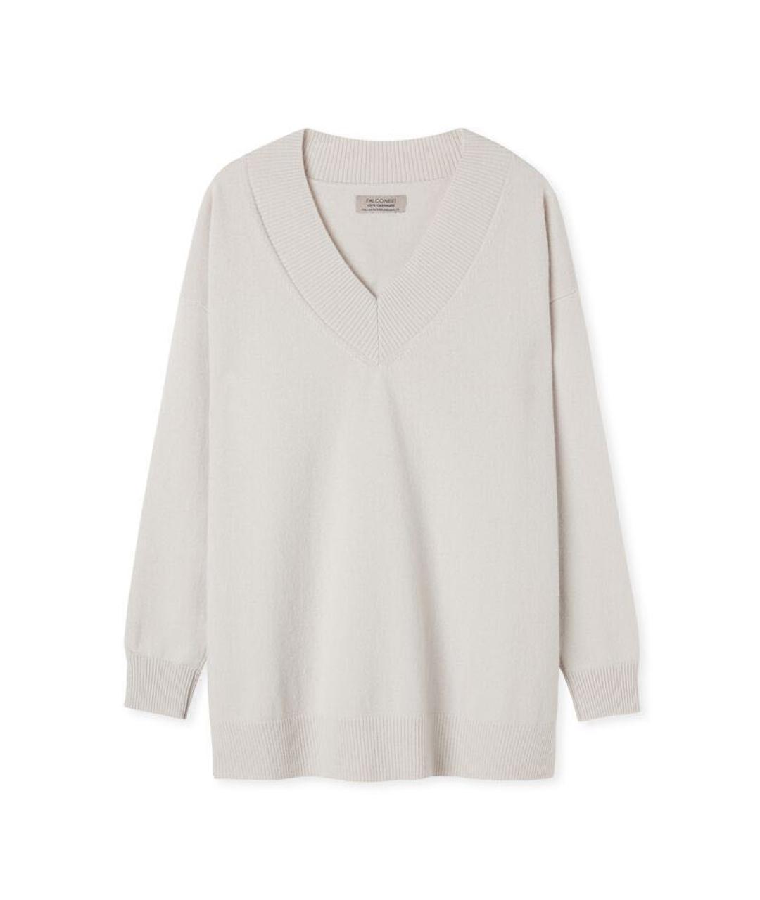 FALCONERI Серый кашемировый джемпер / свитер, фото 2
