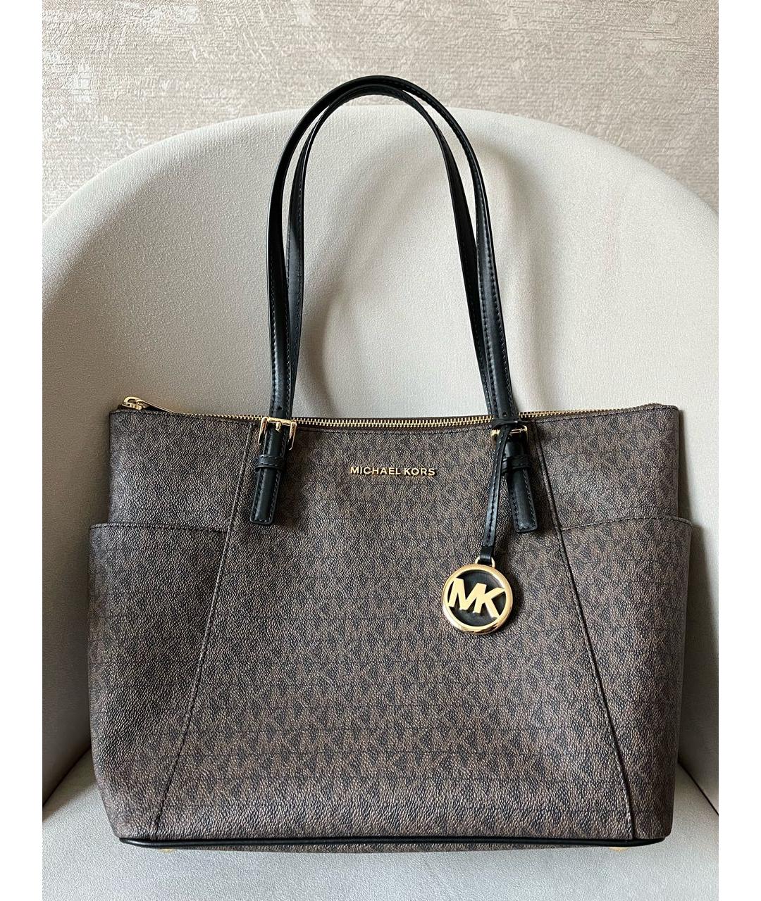 MICHAEL KORS Коричневая сумка тоут, фото 5