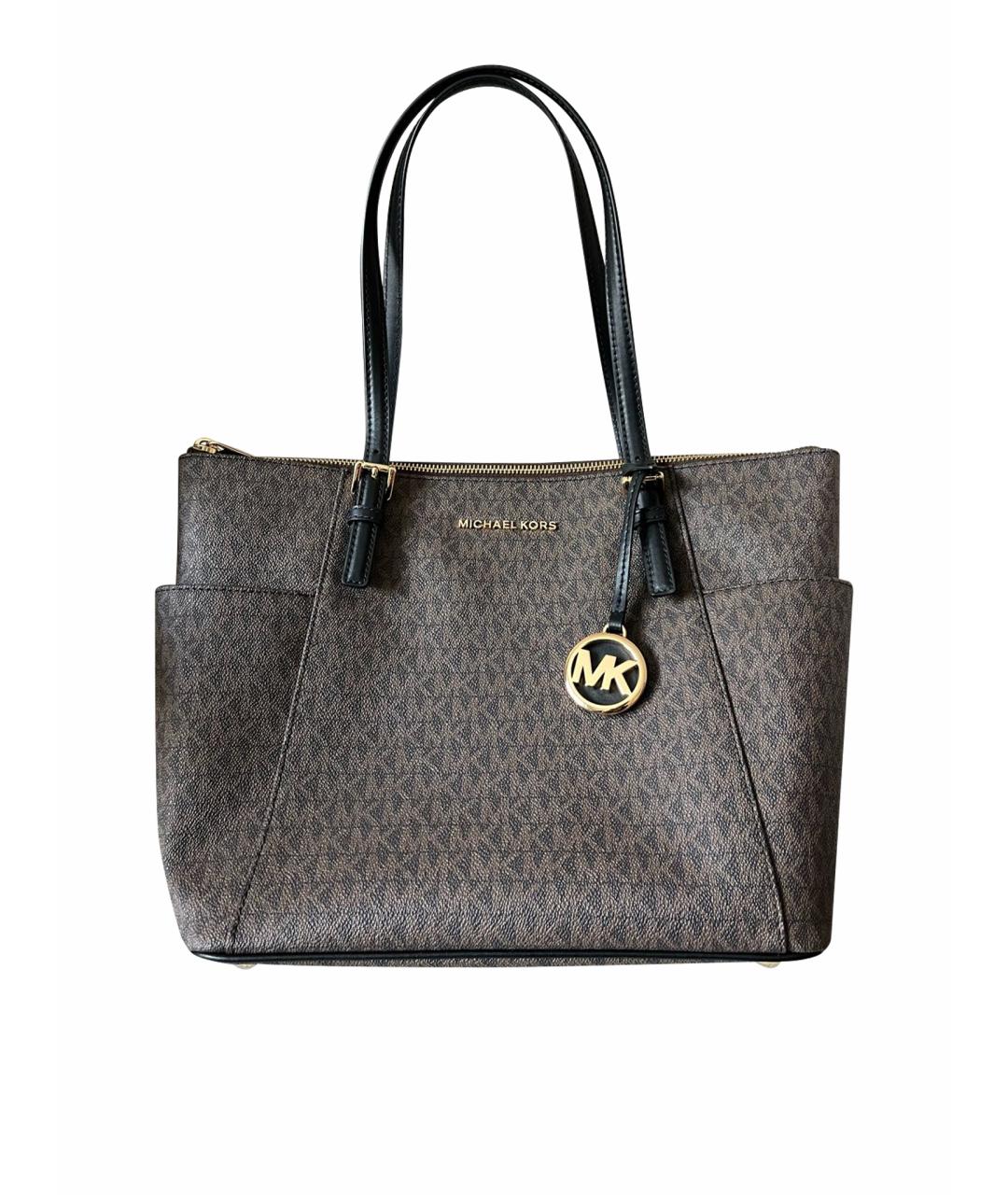 MICHAEL KORS Коричневая сумка тоут, фото 1