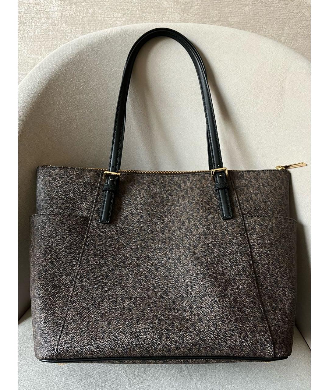 MICHAEL KORS Коричневая сумка тоут, фото 2