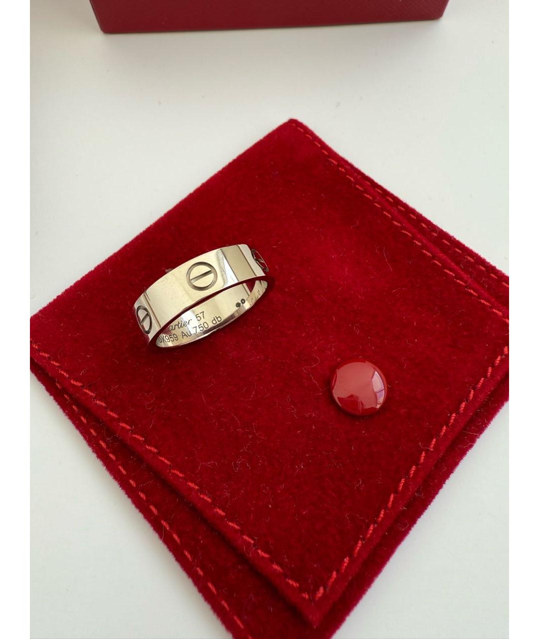 CARTIER Серебряное кольцо из белого золота, фото 3
