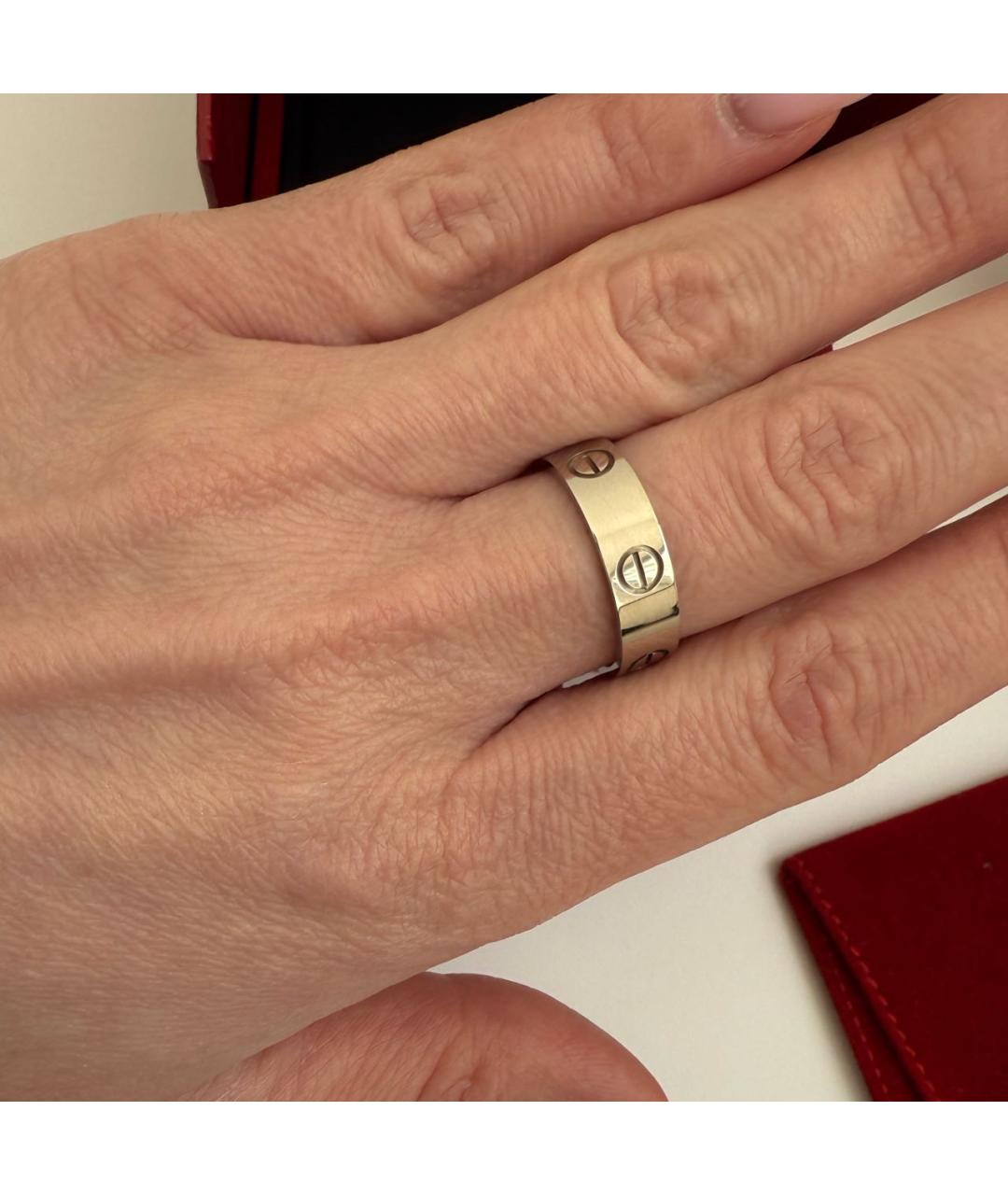 CARTIER Серебряное кольцо из белого золота, фото 6