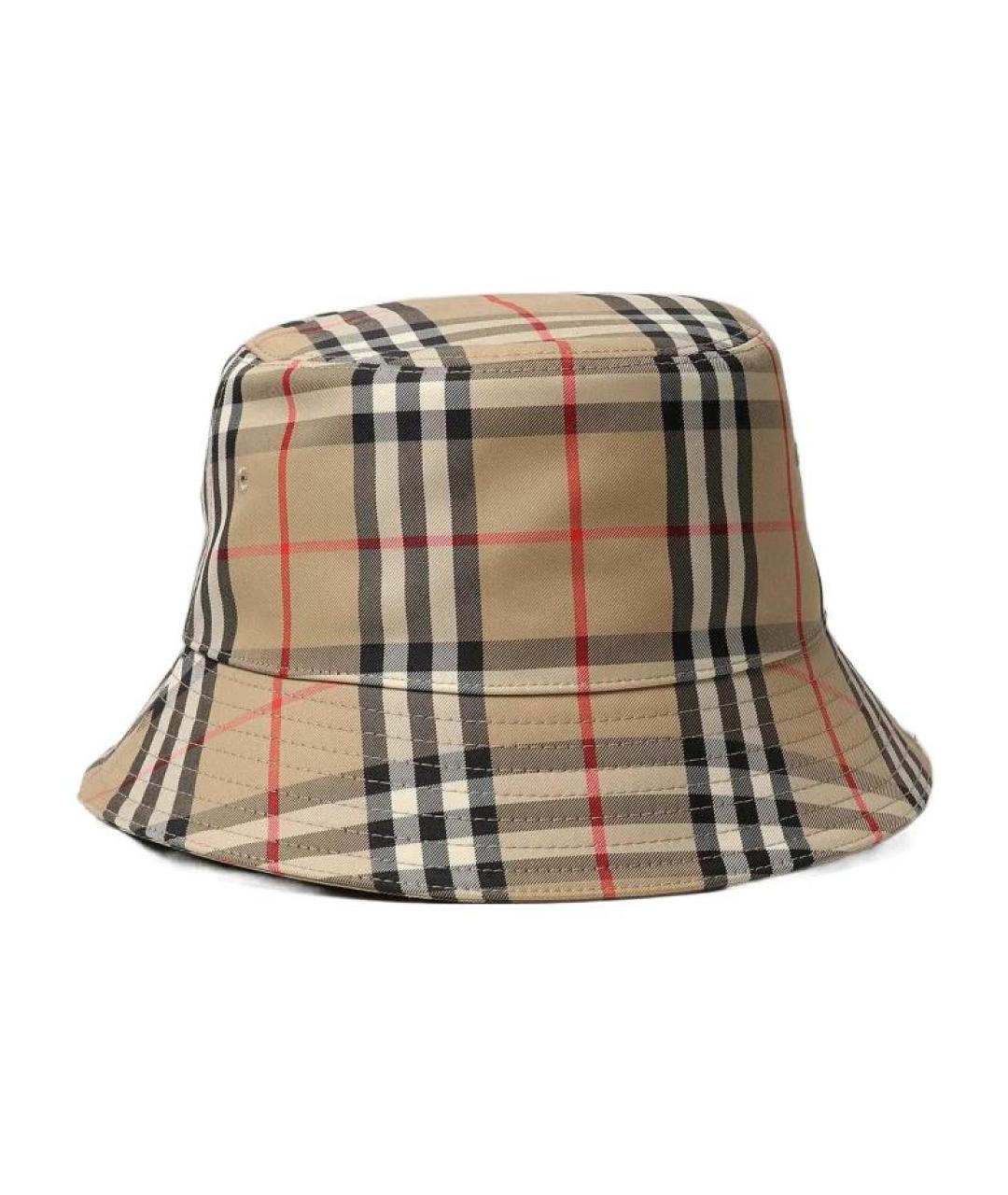 BURBERRY Бежевая хлопковая панама, фото 1