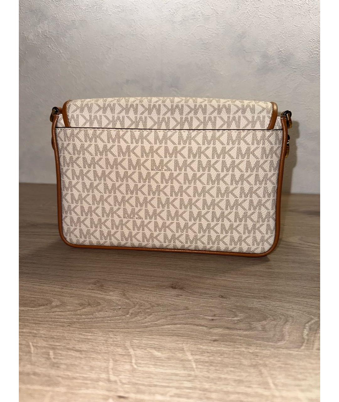 MICHAEL KORS Бежевая сумка через плечо, фото 3