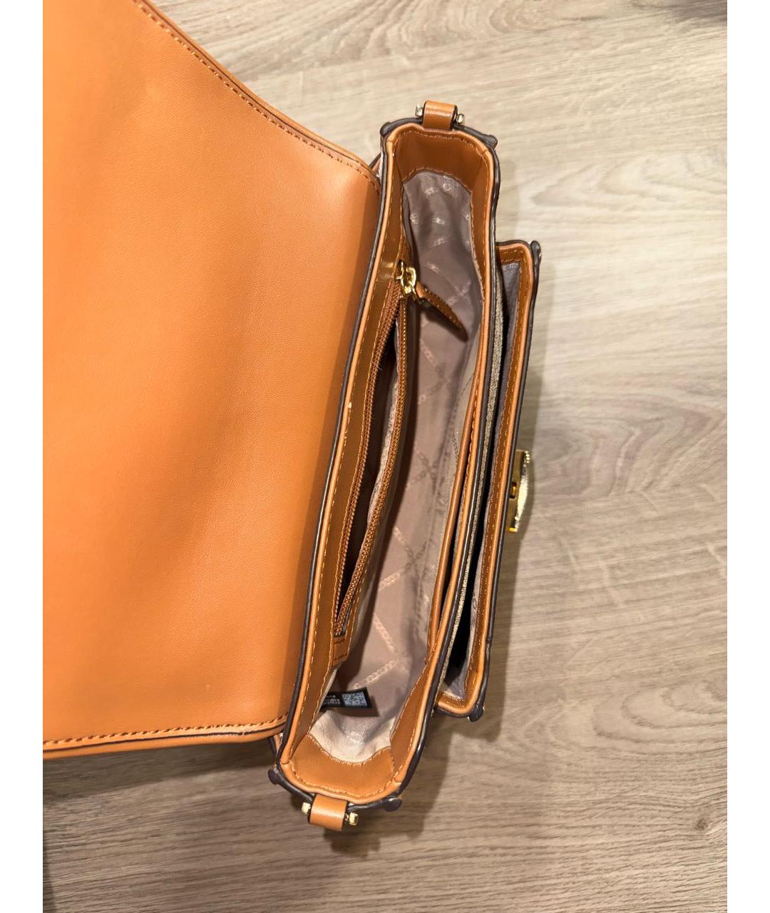 MICHAEL KORS Бежевая сумка через плечо, фото 4