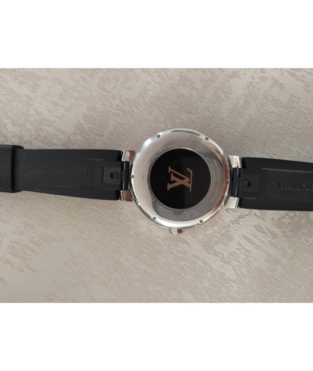 LOUIS VUITTON Серебряные стальные часы, фото 4
