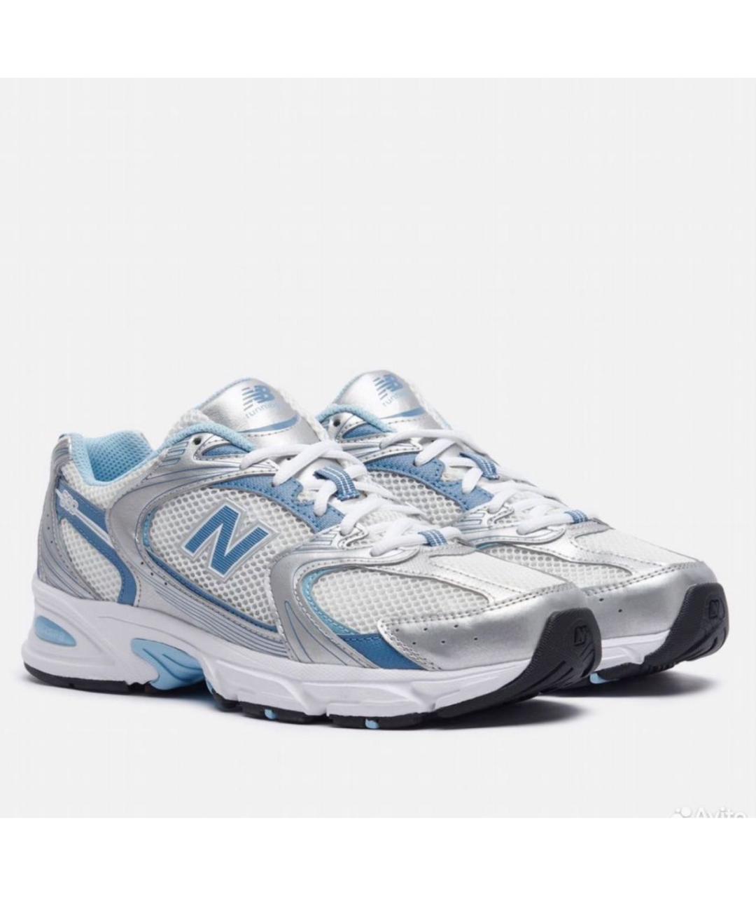 NEW BALANCE Синие текстильные кроссовки, фото 2