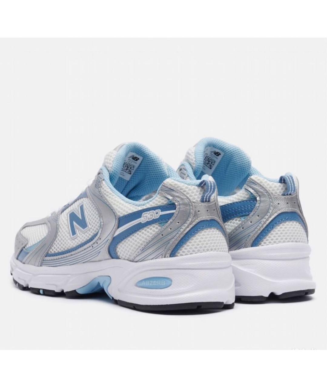 NEW BALANCE Синие текстильные кроссовки, фото 3