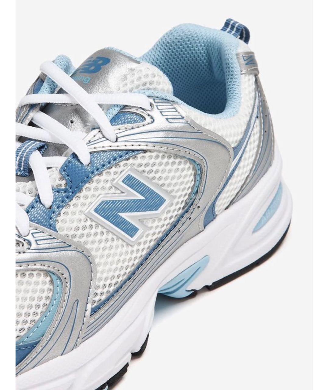 NEW BALANCE Синие текстильные кроссовки, фото 4