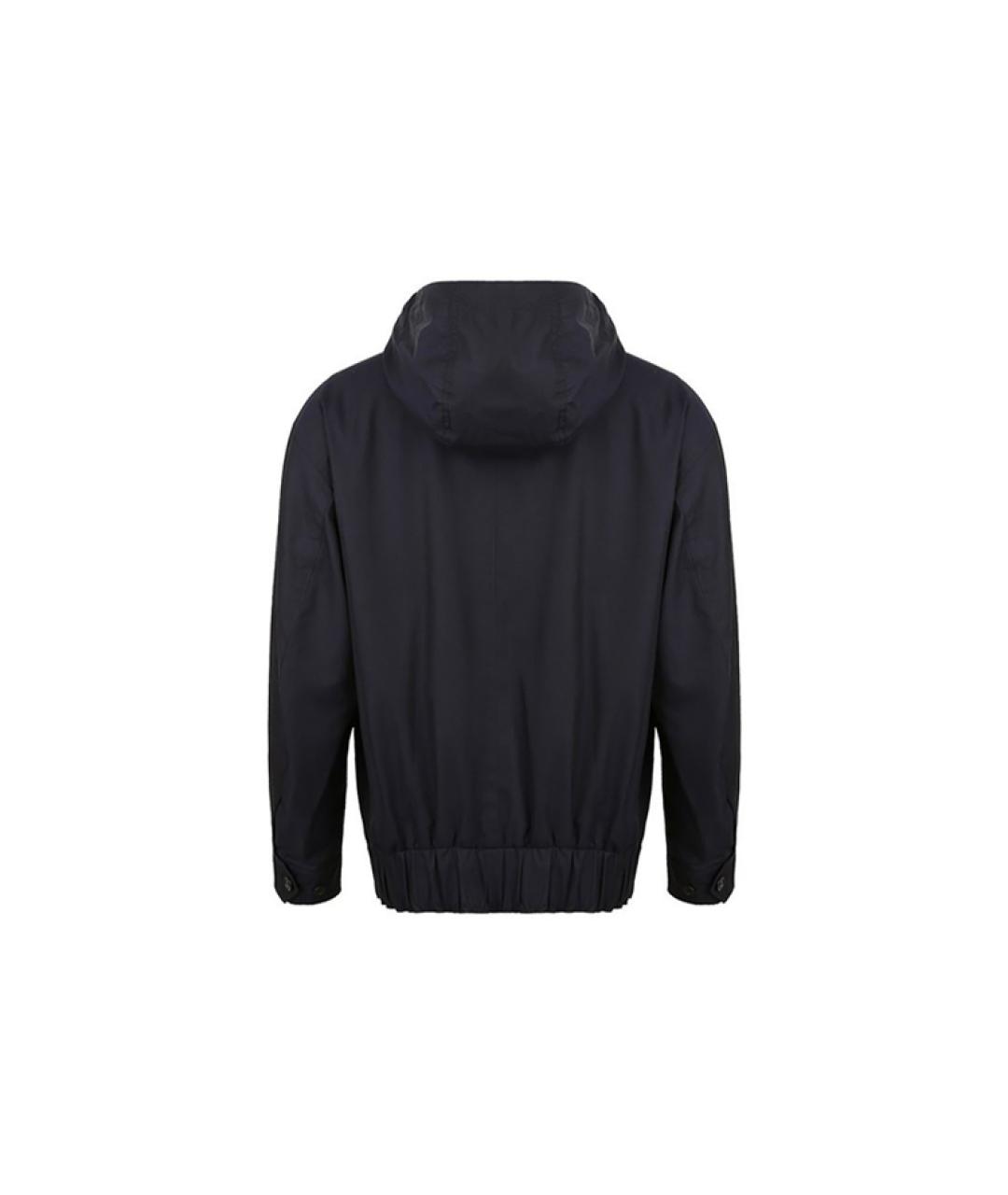 BURBERRY Темно-синяя куртка, фото 2