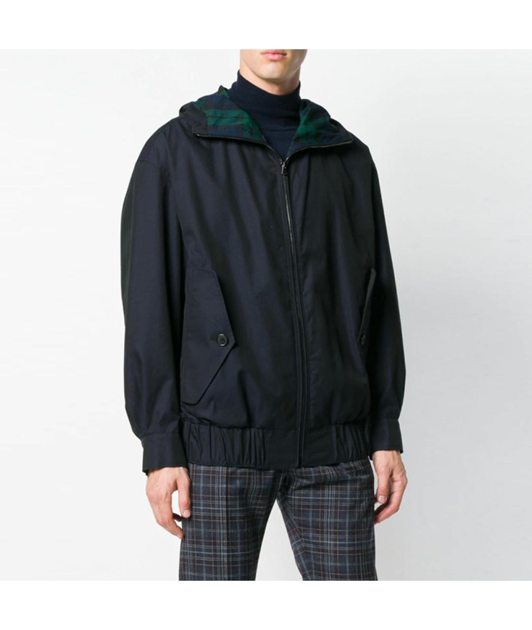 BURBERRY Темно-синяя куртка, фото 4