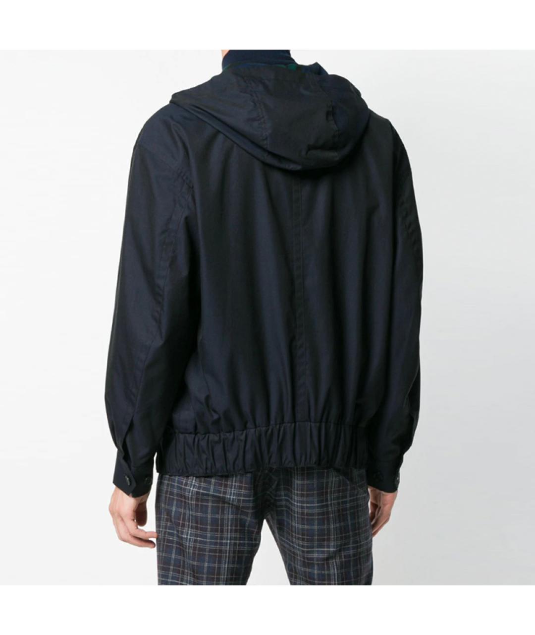 BURBERRY Темно-синяя куртка, фото 5