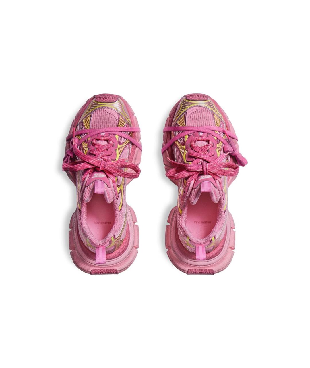 BALENCIAGA Розовые синтетические кроссовки, фото 6