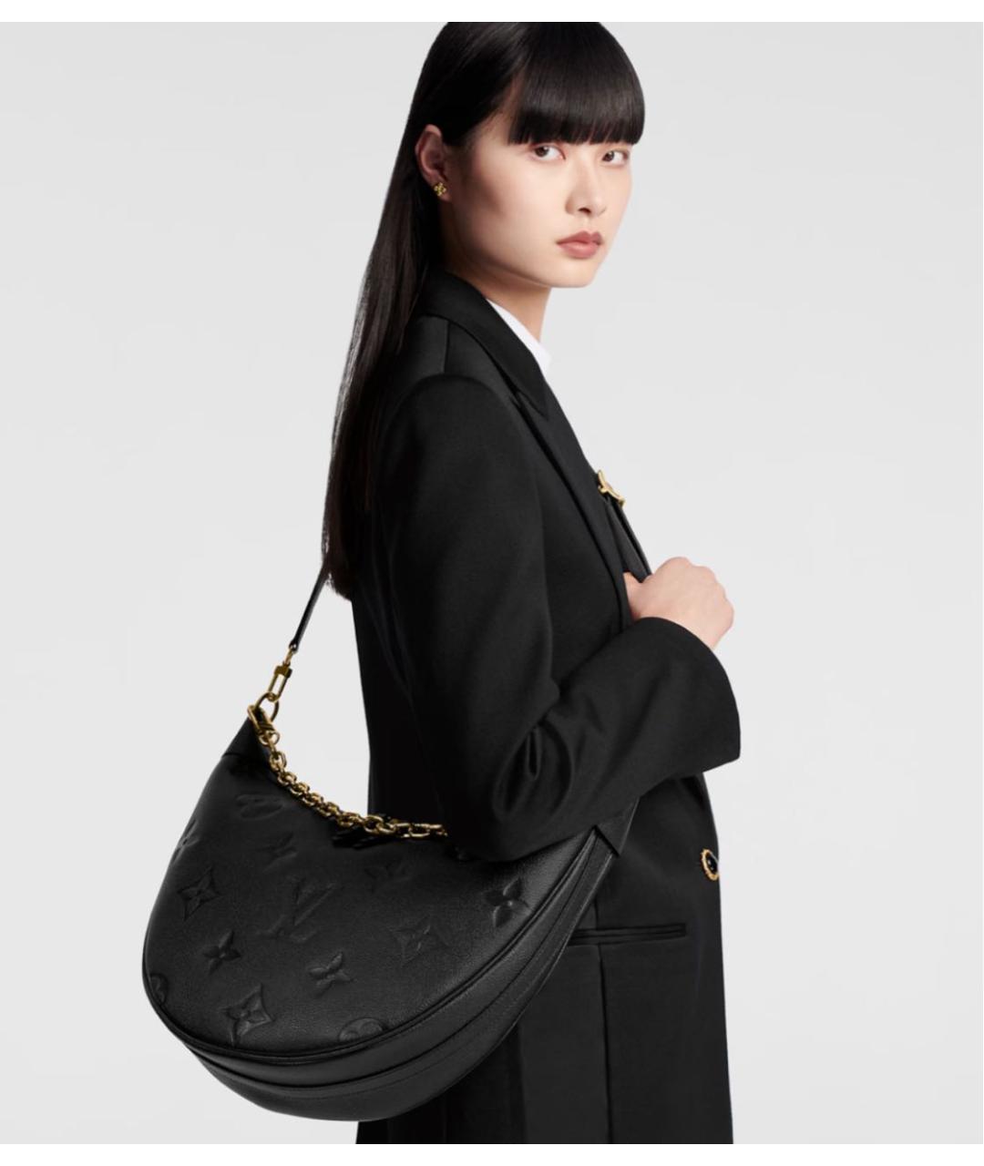 LOUIS VUITTON Коричневая кожаная сумка через плечо, фото 6