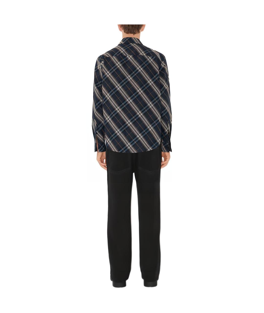 BURBERRY Мульти хлопковая кэжуал рубашка, фото 3