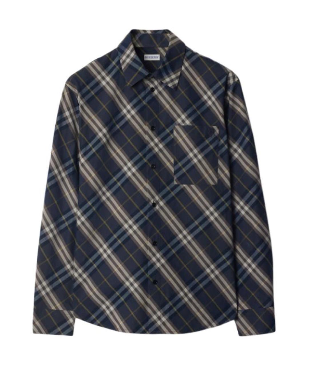 BURBERRY Мульти хлопковая кэжуал рубашка, фото 1