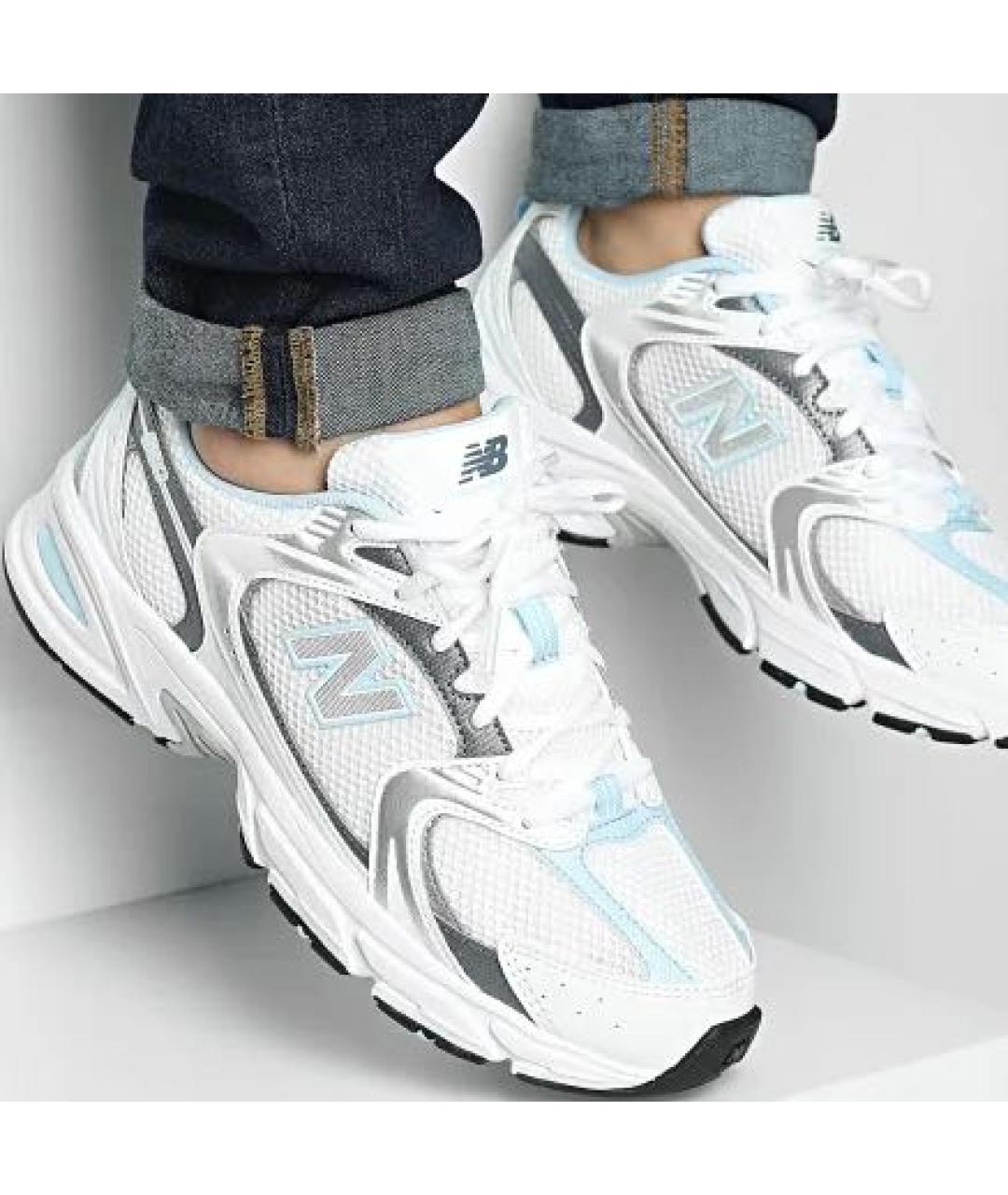 NEW BALANCE Голубые текстильные кроссовки, фото 6