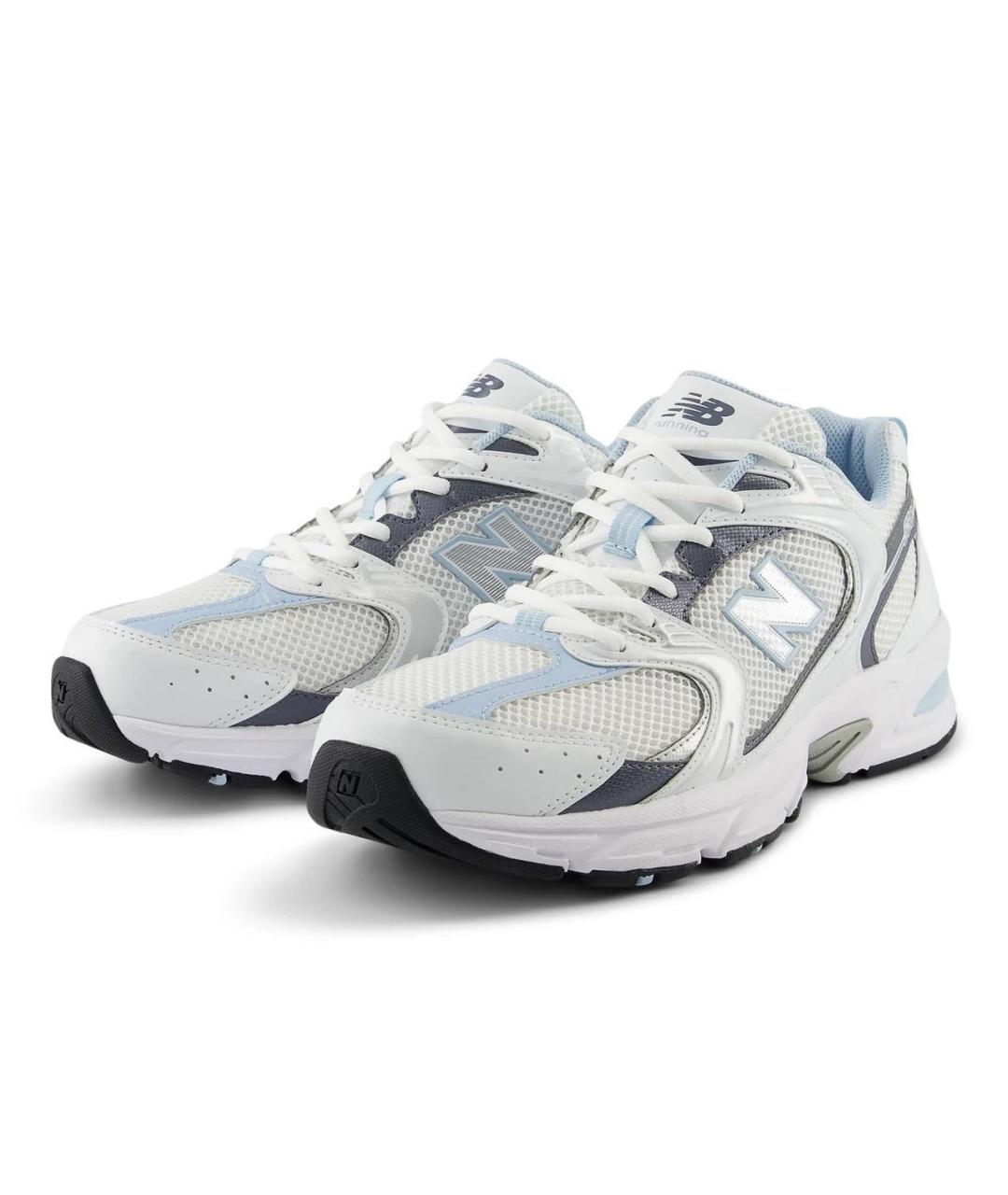 NEW BALANCE Голубые текстильные кроссовки, фото 7