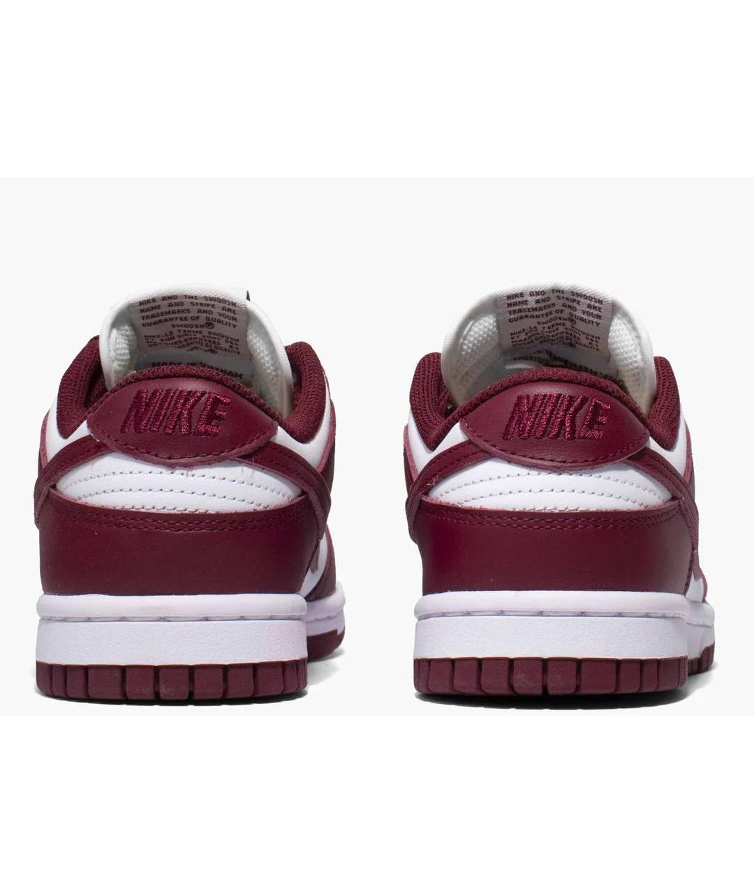 NIKE Бордовые кожаные кроссовки, фото 4