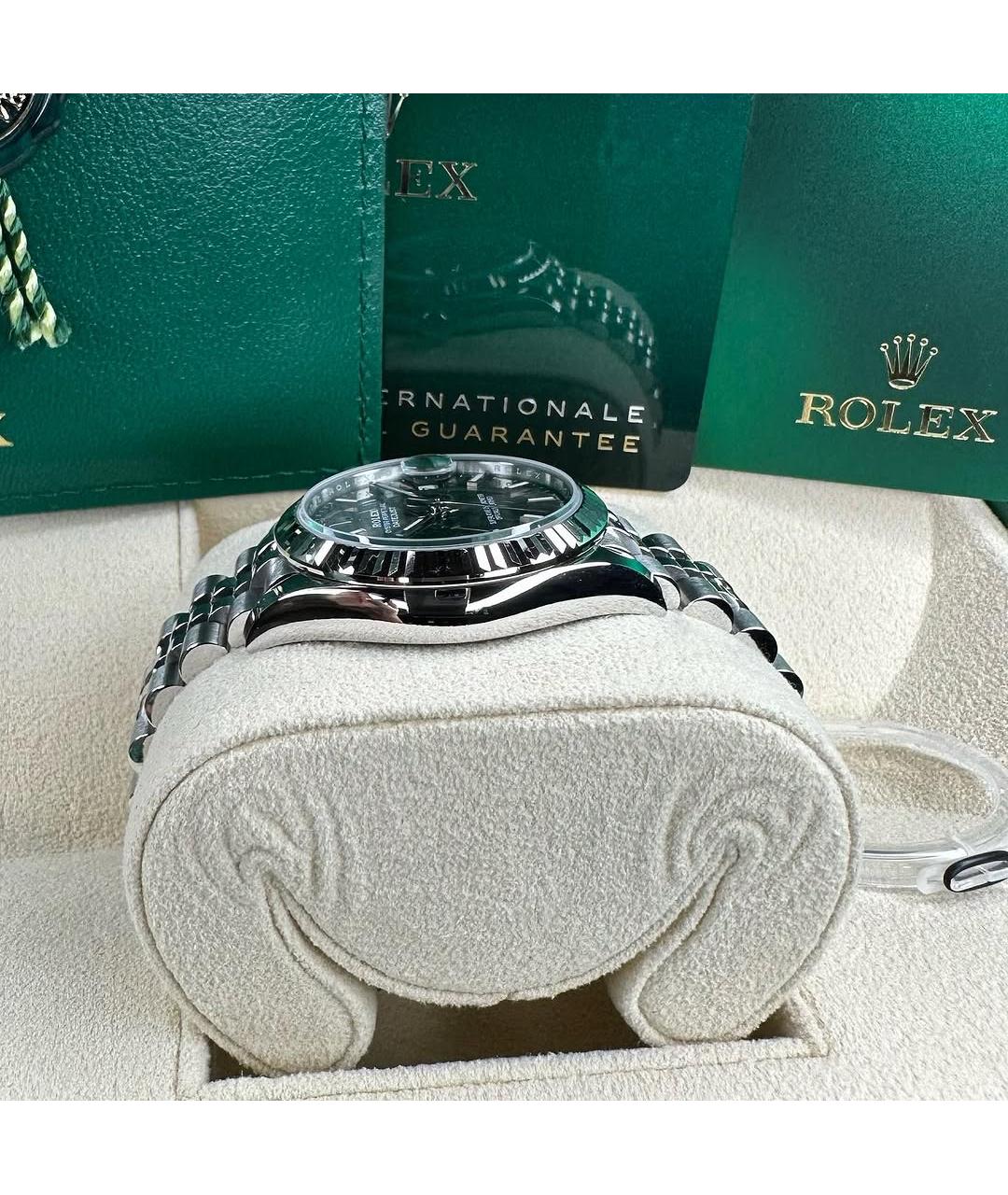 ROLEX Коричневые часы из белого золота, фото 4