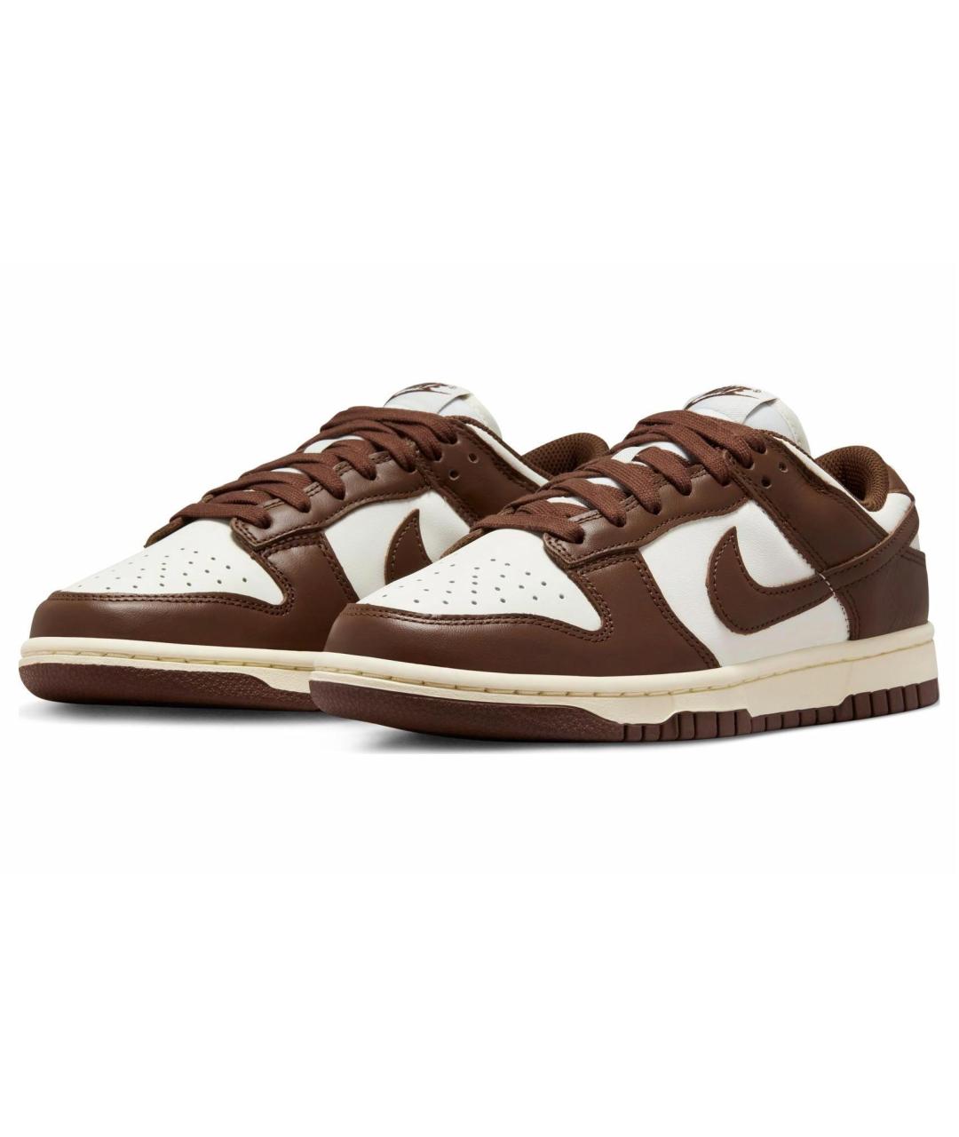 NIKE Коричневые кожаные кроссовки, фото 2