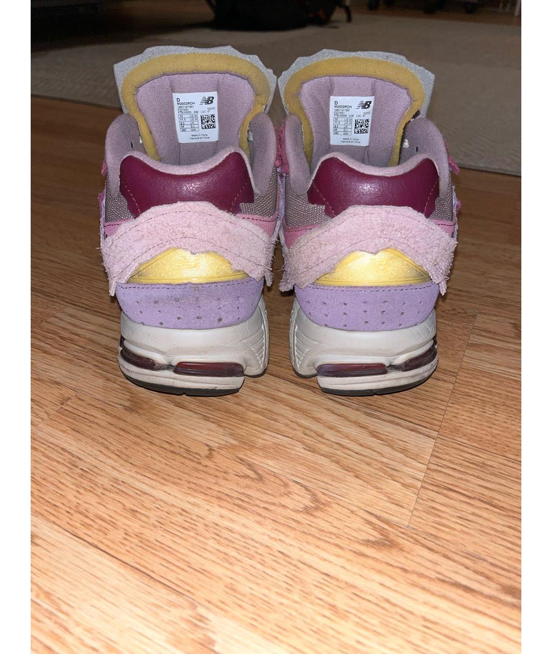 NEW BALANCE Розовые замшевые низкие кроссовки / кеды, фото 4
