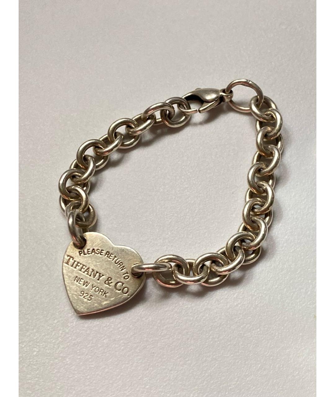 TIFFANY&CO Серебрянный серебряный браслет, фото 5