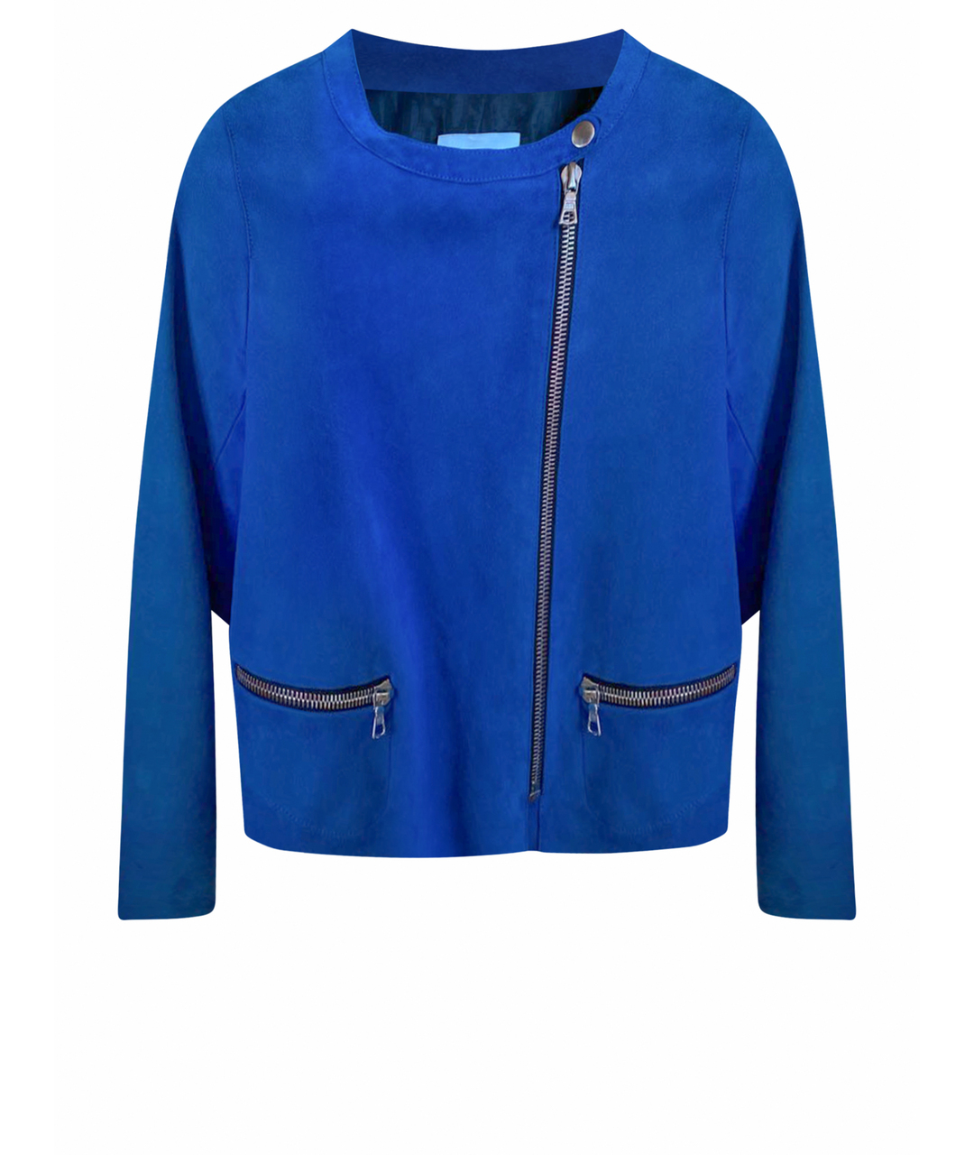 SANDRO Синяя замшевая куртка, фото 1