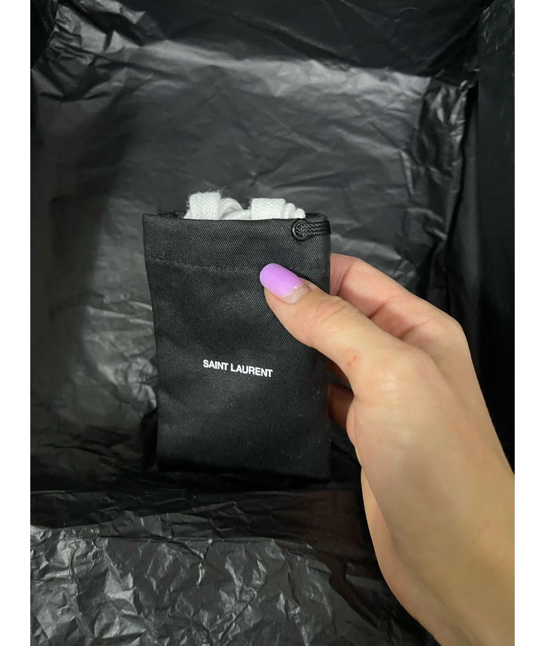 SAINT LAURENT Белые кроссовки, фото 8