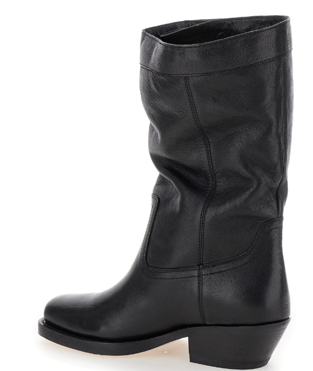 ISABEL MARANT Черные кожаные ботинки, фото 2