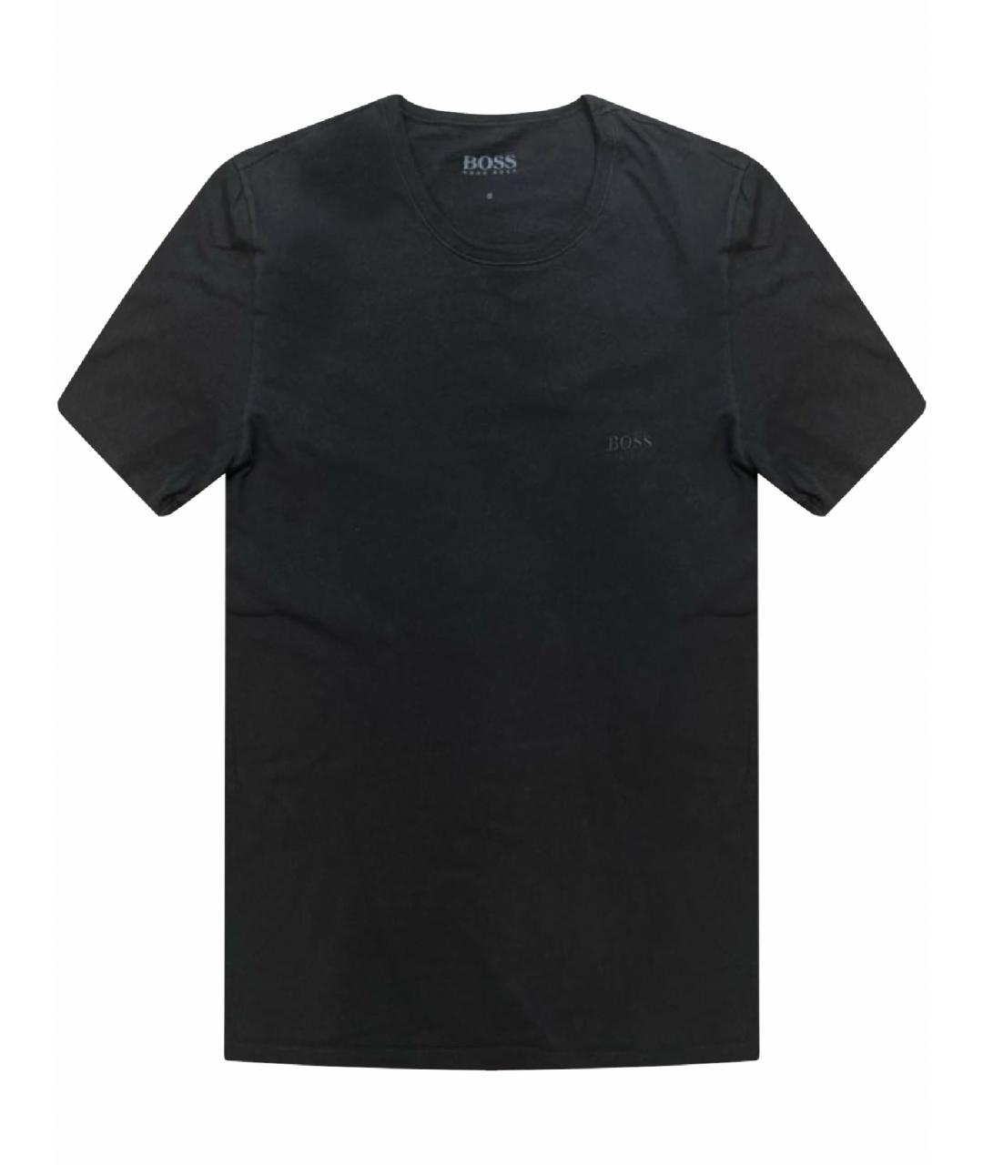 HUGO BOSS Черная хлопковая футболка, фото 1