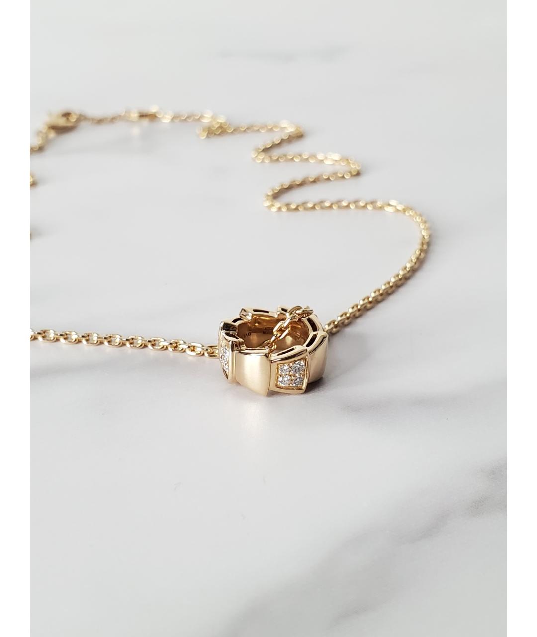 BVLGARI Золотая подвеска из розового золота, фото 4