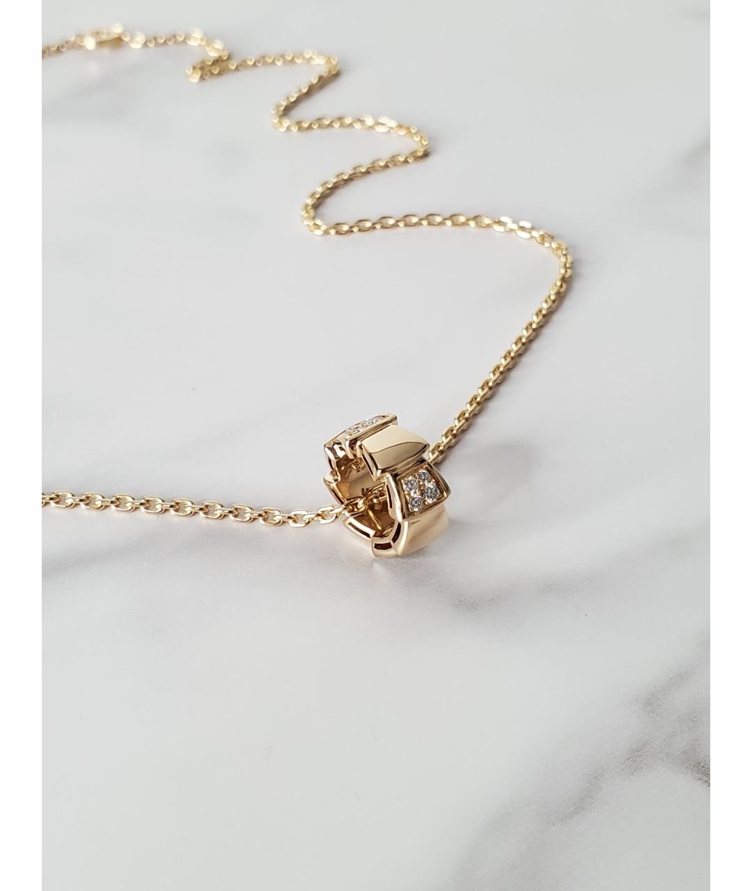 BVLGARI Золотая подвеска из розового золота, фото 3