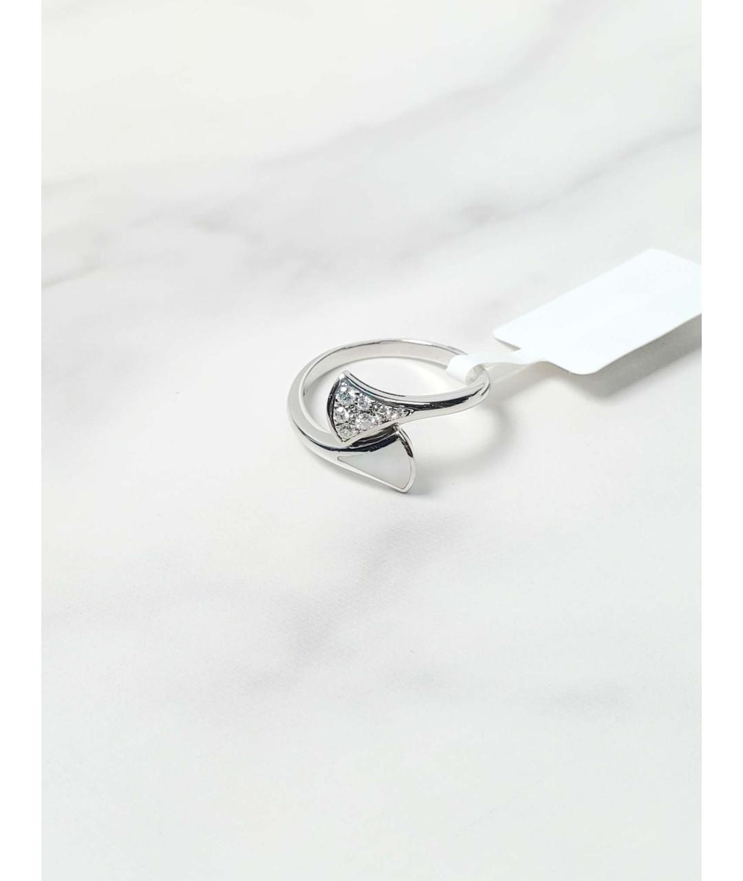 BVLGARI Серебряное кольцо из белого золота, фото 2