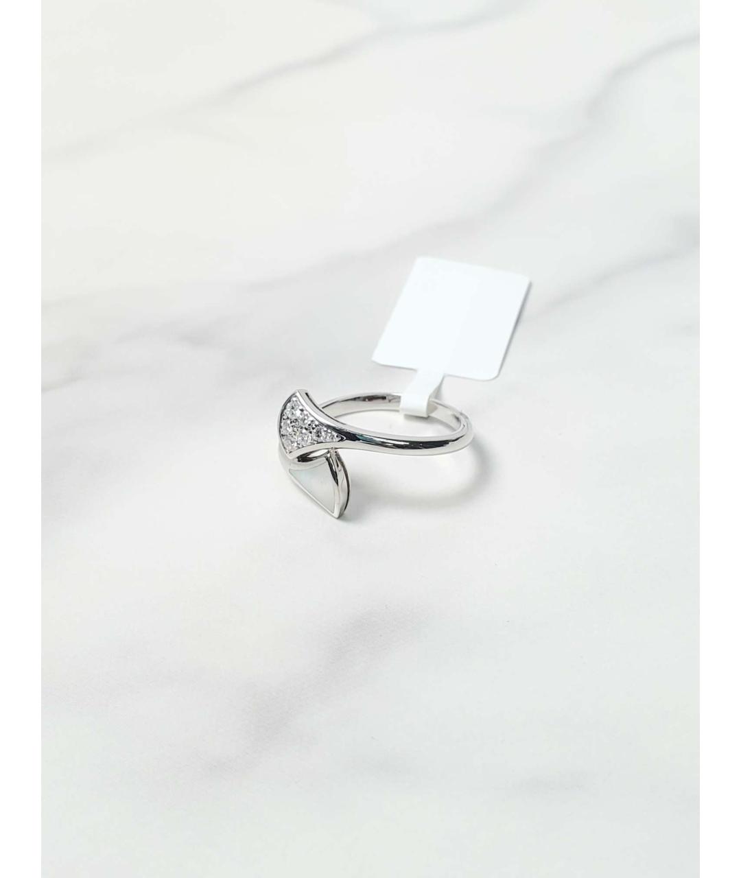 BVLGARI Серебряное кольцо из белого золота, фото 4
