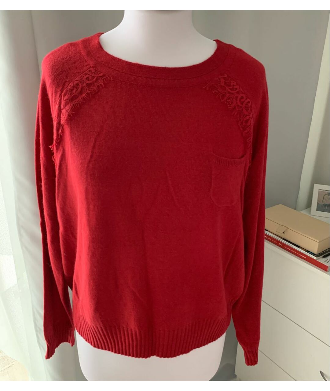 TWIN-SET Красный вискозный джемпер / свитер, фото 5