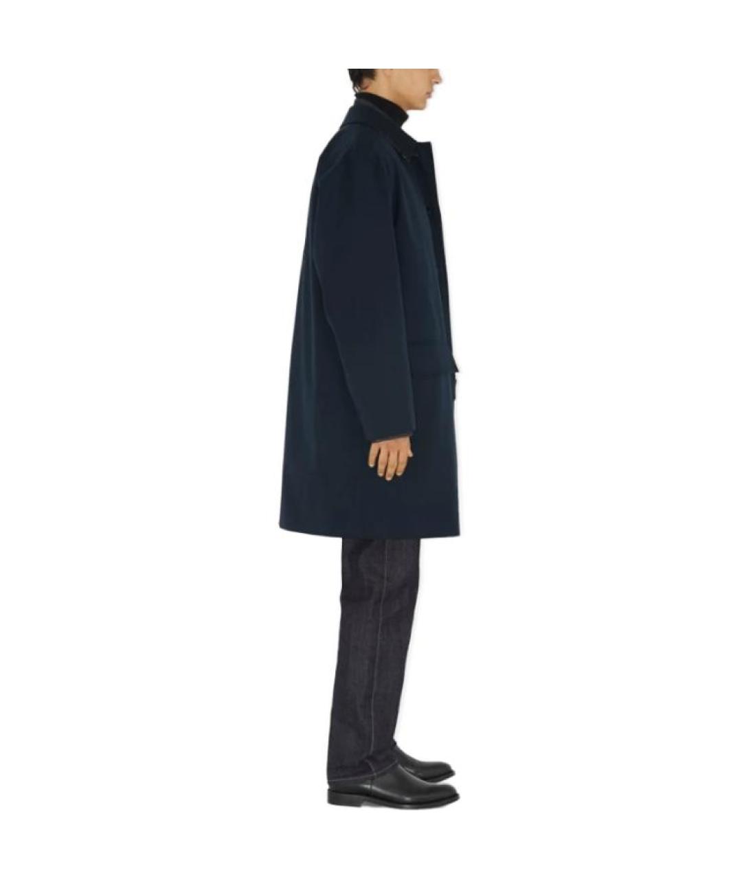 BURBERRY Темно-синий тренч / плащ, фото 4