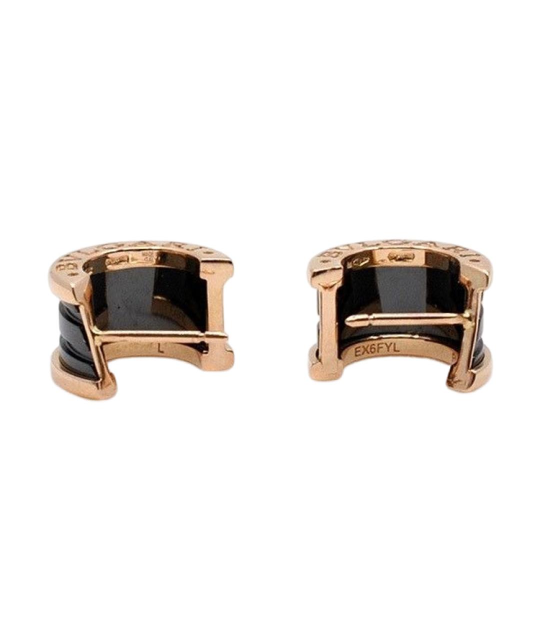 BVLGARI Золотые серьги из розового золота, фото 2