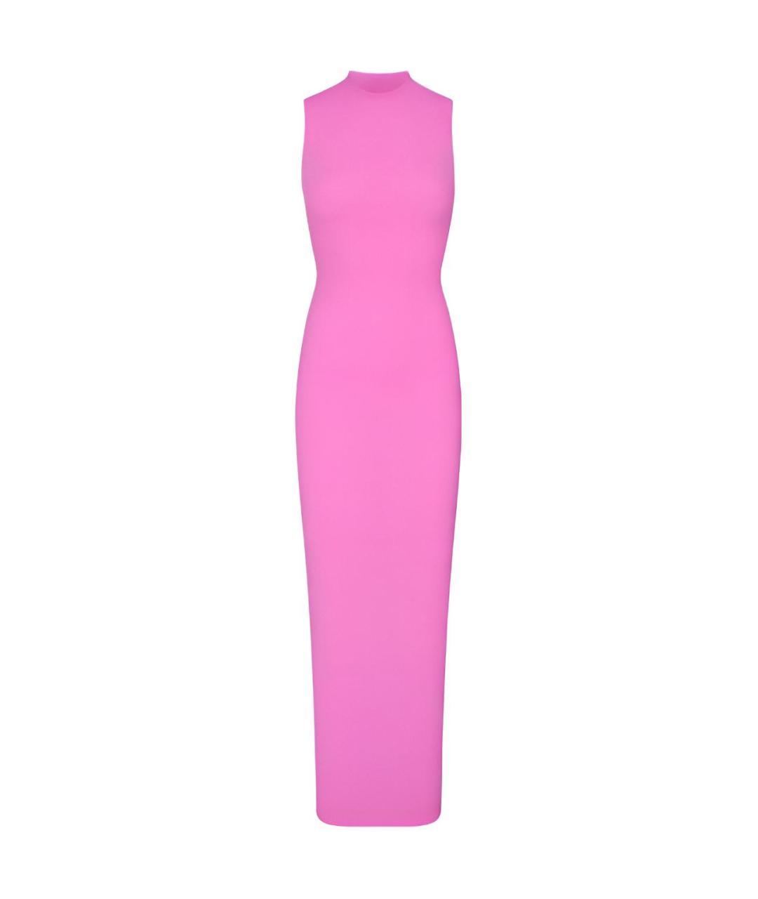 SKIMS Розовое повседневное платье, фото 3