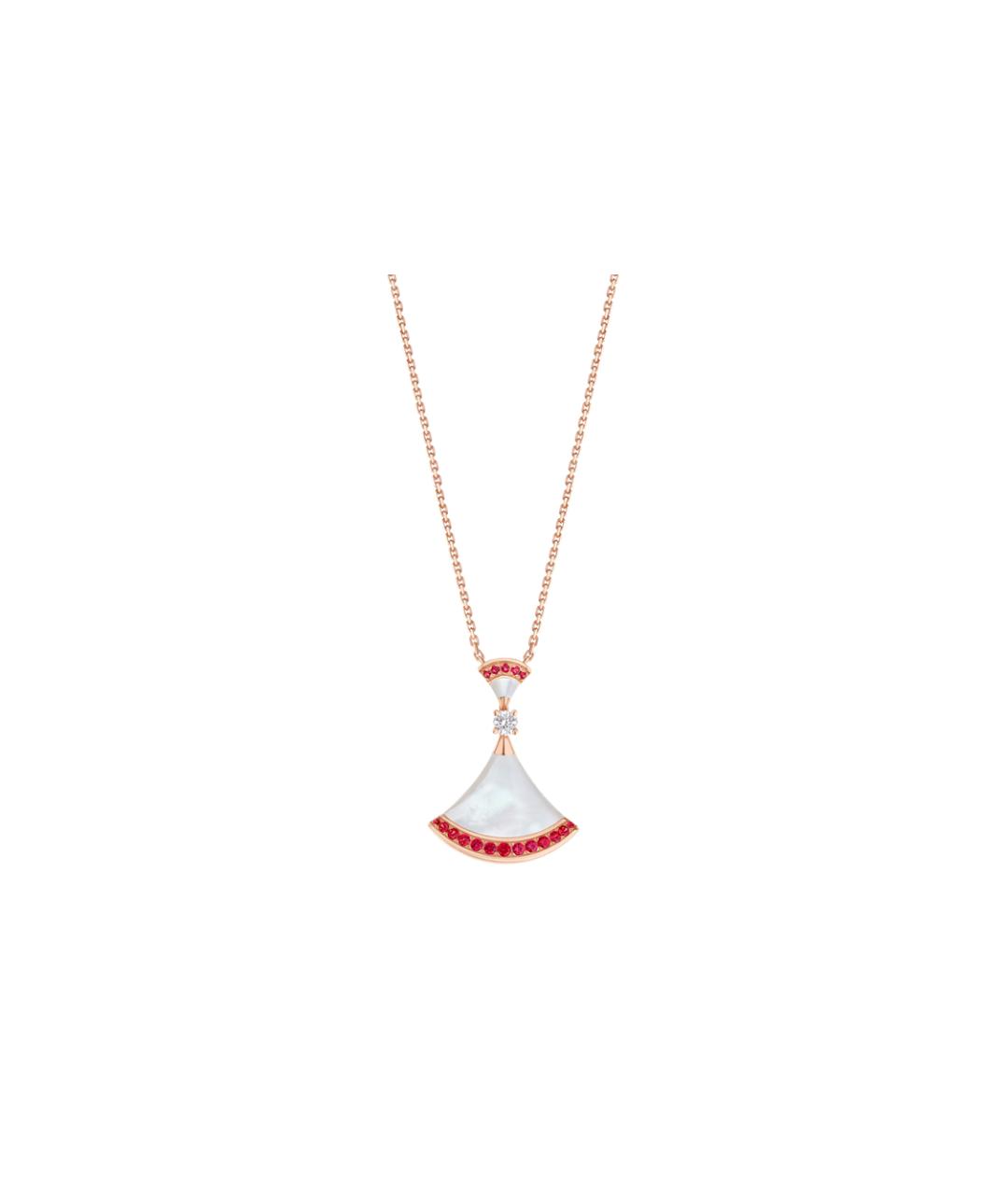 BVLGARI Золотая подвеска из розового золота, фото 2