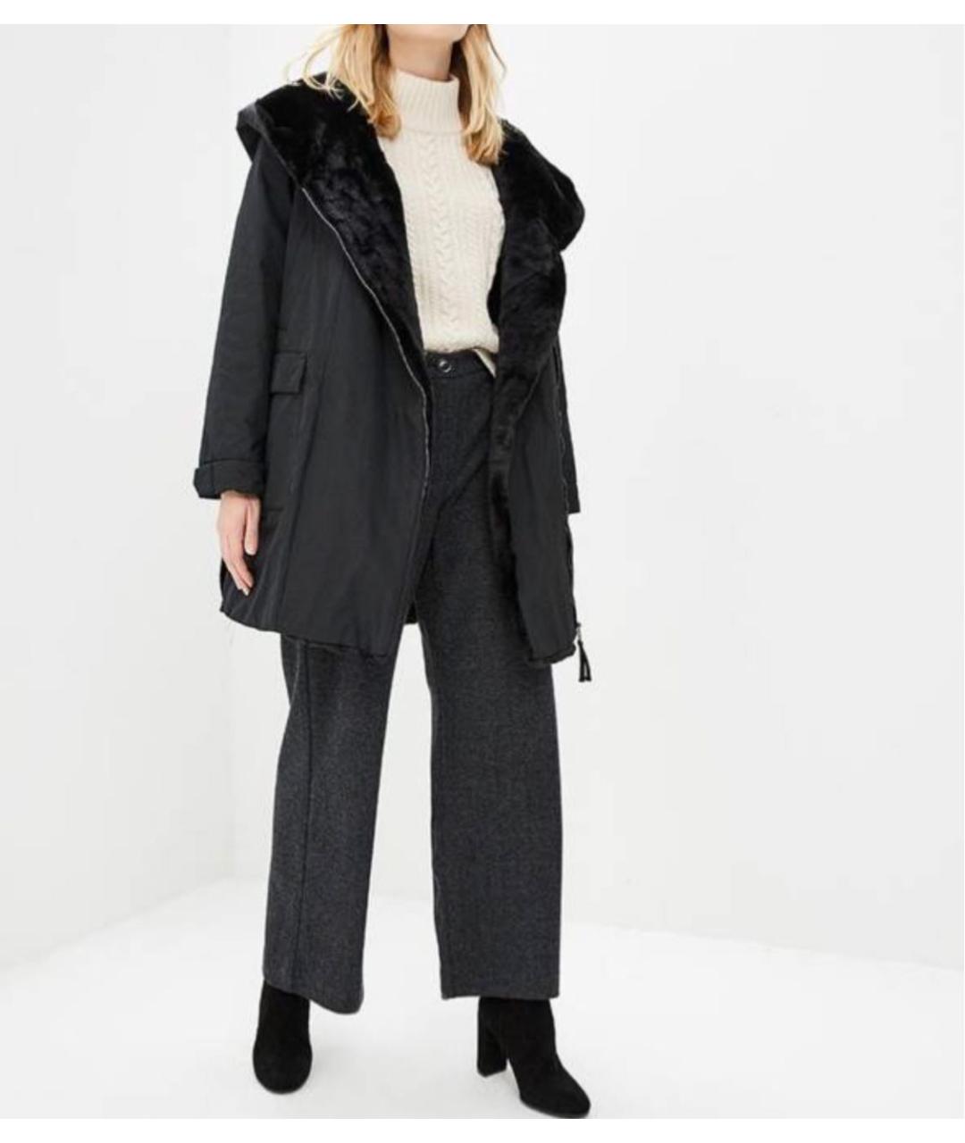 WEEKEND MAX MARA Черная парка, фото 4