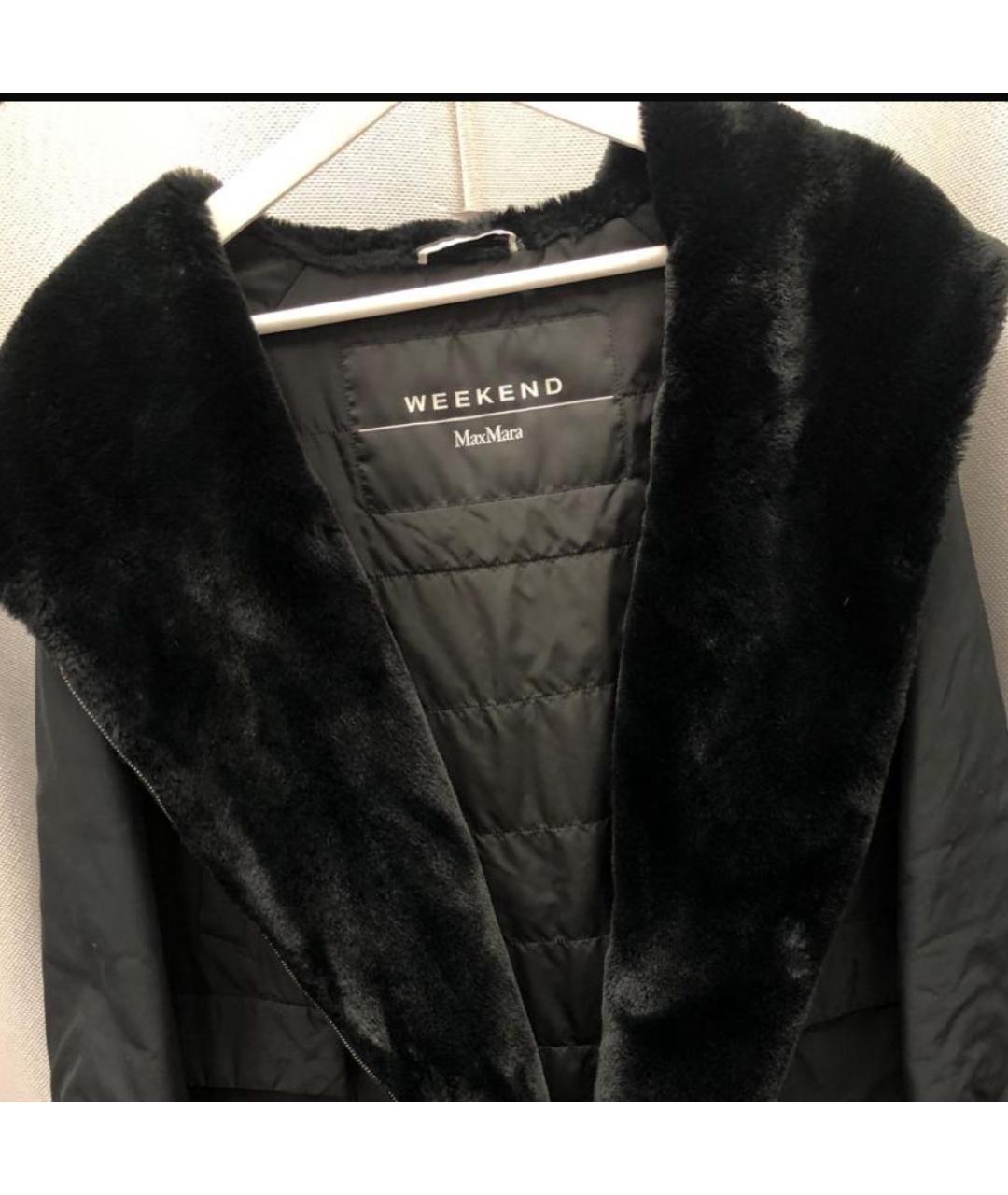 WEEKEND MAX MARA Черная парка, фото 8