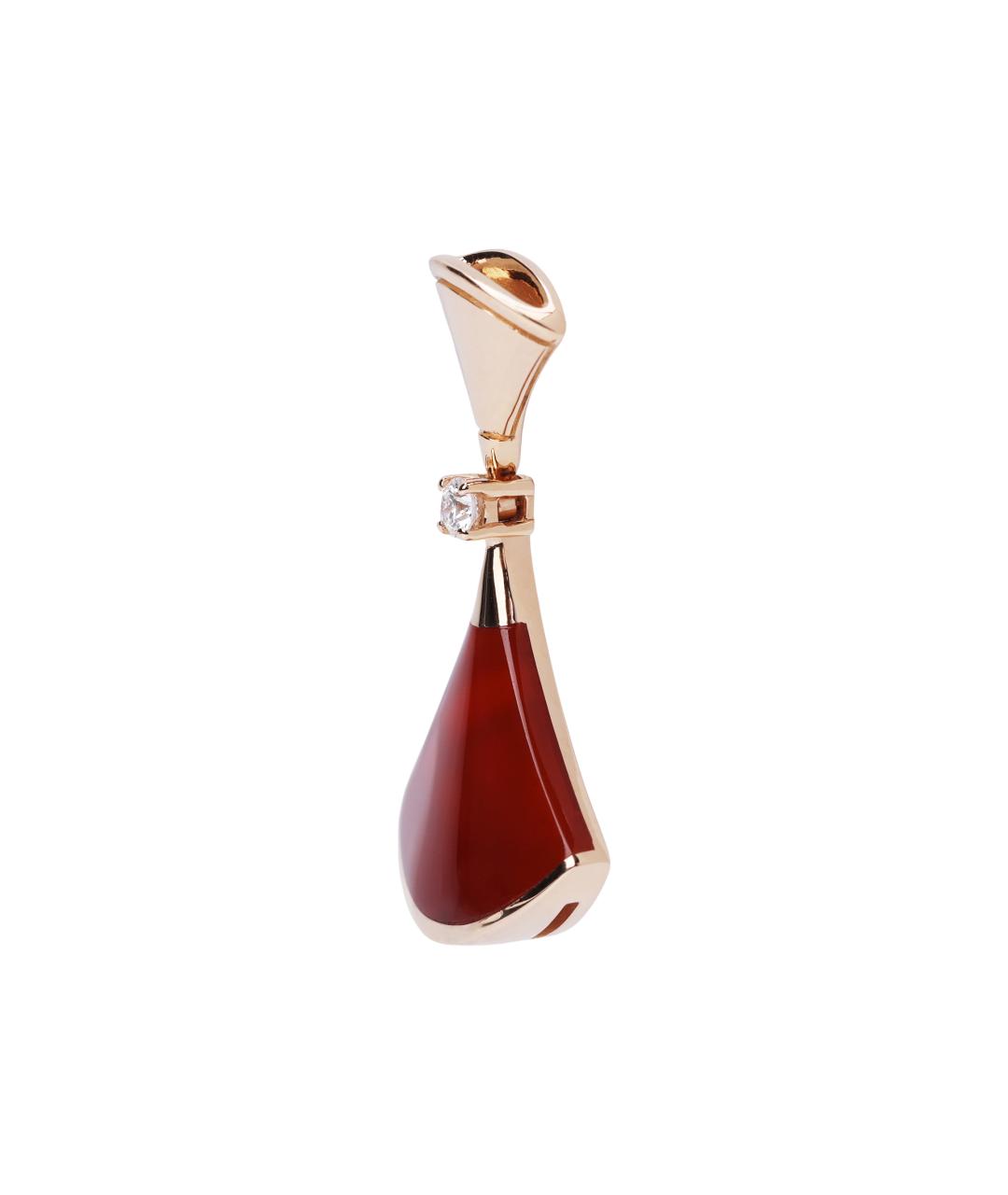 BVLGARI Золотые серьги из розового золота, фото 3