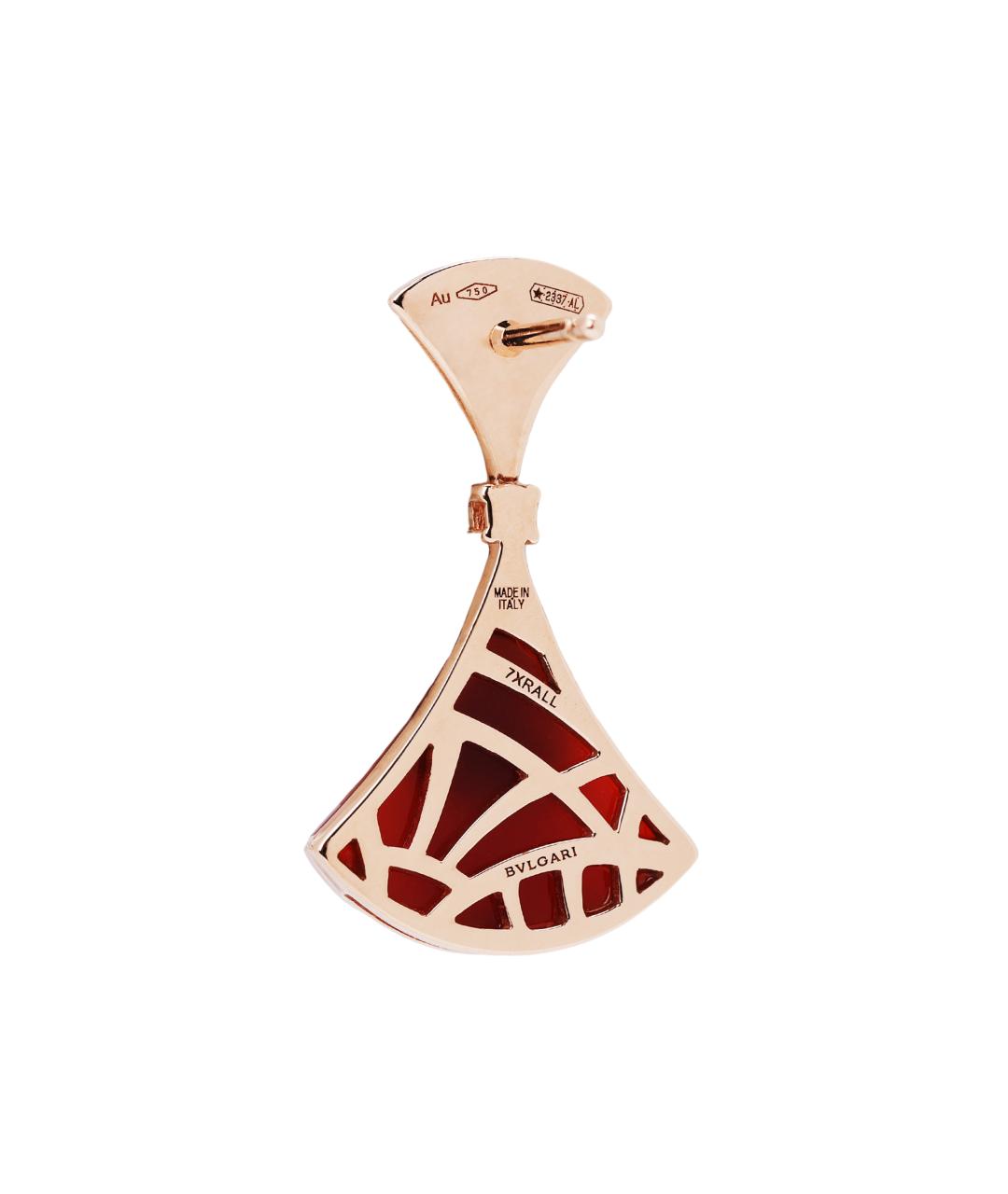 BVLGARI Золотые серьги из розового золота, фото 4