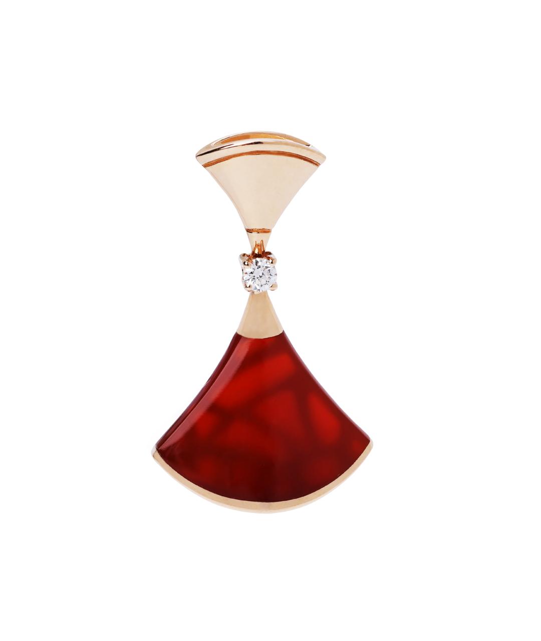 BVLGARI Золотые серьги из розового золота, фото 2