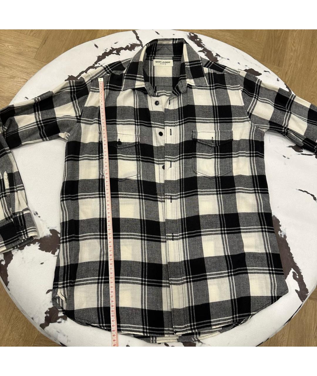 SAINT LAURENT Хлопковая рубашка, фото 6