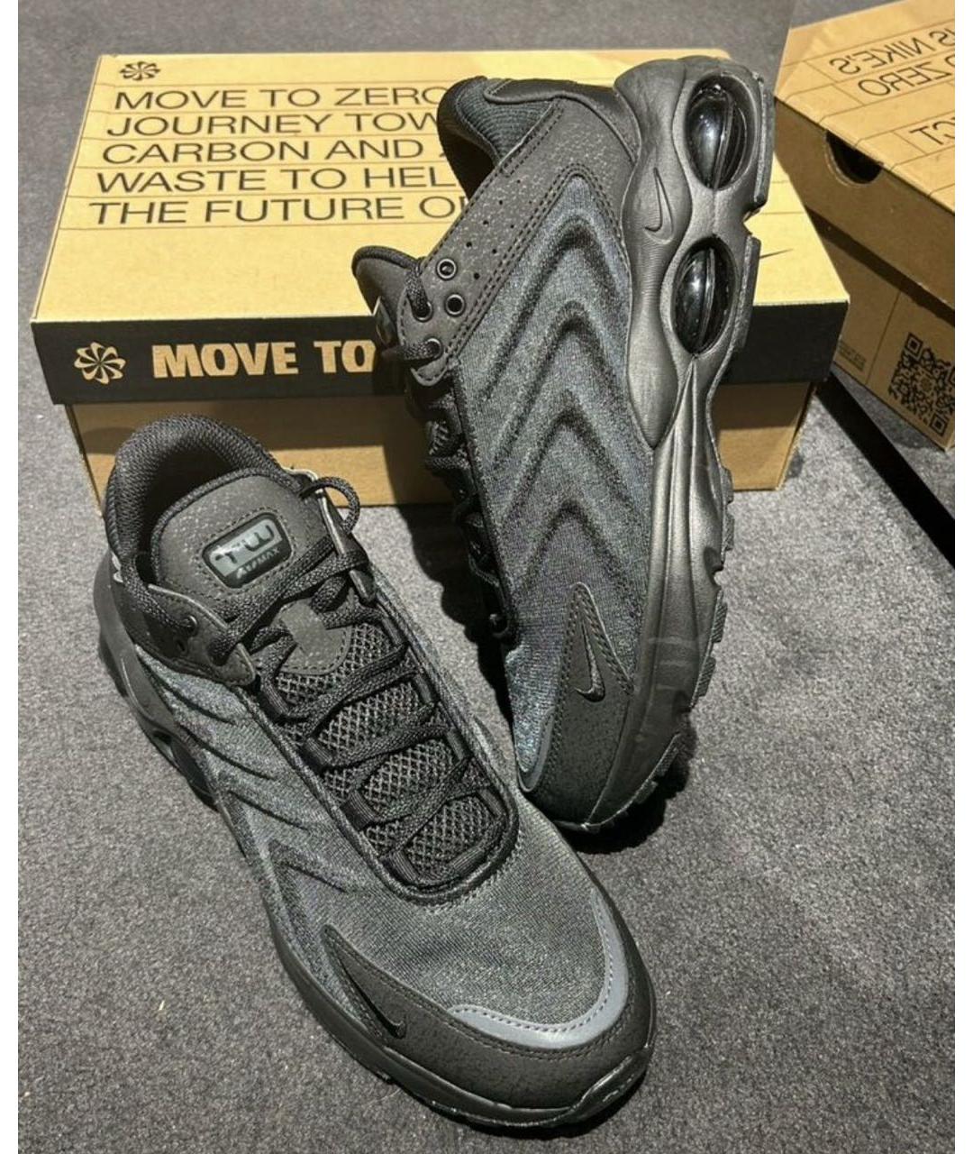 NIKE Черные низкие кроссовки / кеды, фото 6