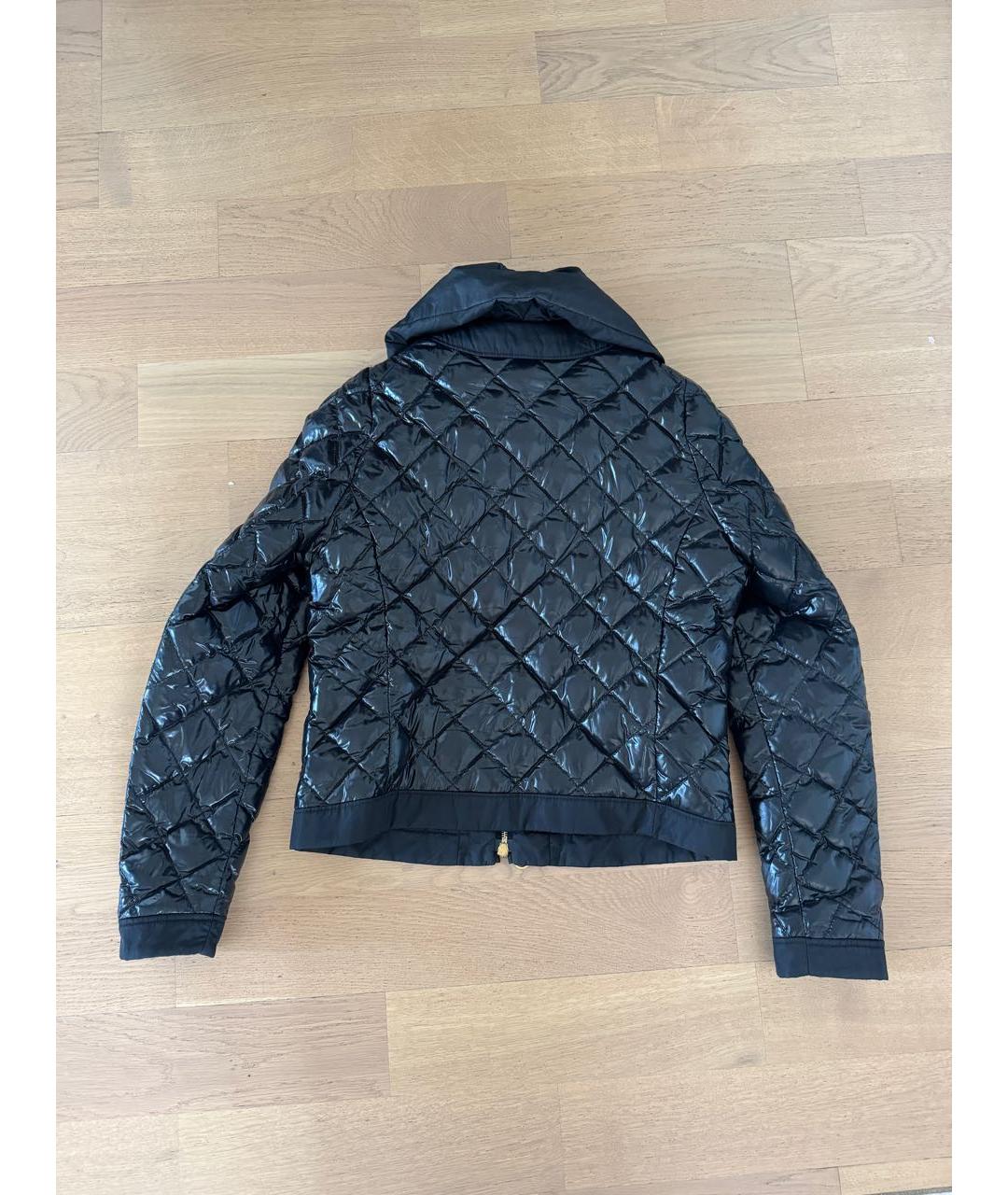 MONCLER Черная полиамидовая куртка, фото 2