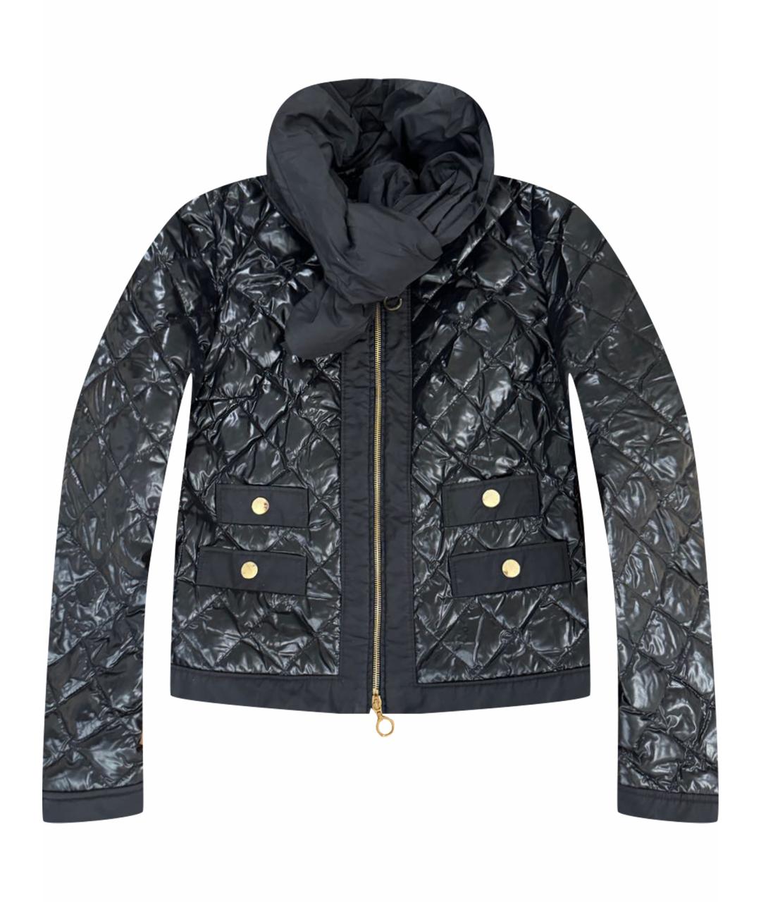 MONCLER Черная полиамидовая куртка, фото 1