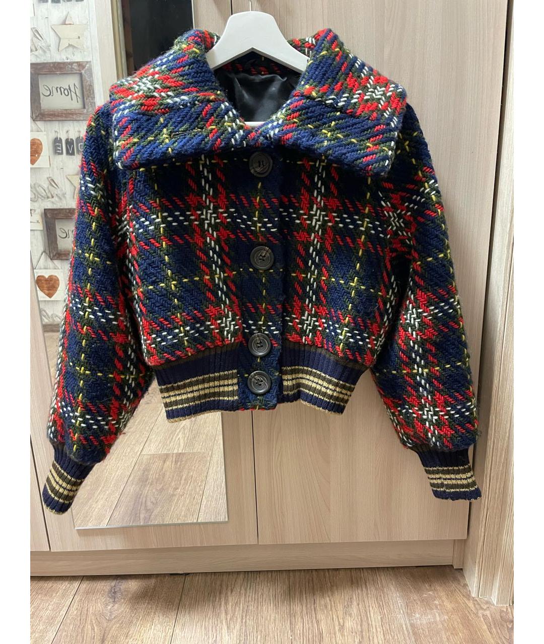 MIU MIU Мульти шерстяной костюм с юбками, фото 5